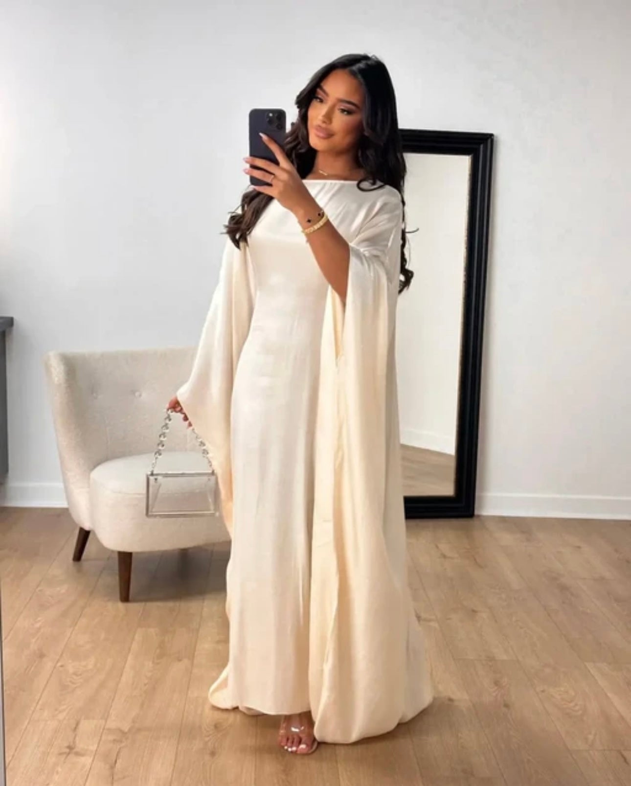 Butterfly maxi dress